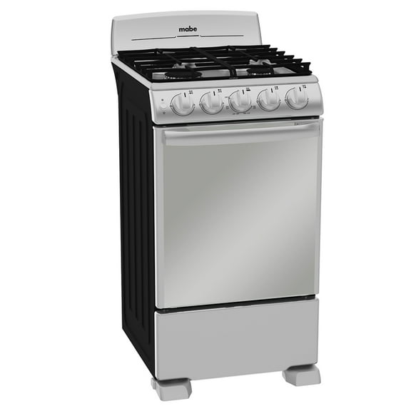 Estufa de Piso MABE 50 cm (20 pulgadas) Plata Mercury EM5043BFIS1