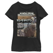 Girl's Star Wars: The Mandalorian This Is the Way Graphic Tee Black Small