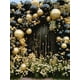 thumbnail image 4 of Globo BAUANOOY de látex negro de 12 pulgadas, 100 unidades con cinta, 4 of 7