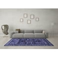 thumbnail image 3 of Ahgly Company Indoor Rectangle Persian Blue Traditional Area Rugs, 2' x 5', 3 of 4
