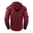 thumbnail image 6 of CUSTG Men T-Shirts Long Sleeve Workout Hooded Shirt Athletic Performance Tops For Fitness Training And Casual Wear Versatile Tee, 6 of 6