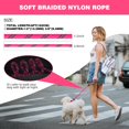 thumbnail image 3 of Correa para perro Slip Lead Lynxking, reflectante, muy resistente, rosa, 3 of 7
