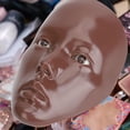 thumbnail image 1 of 5D Silicone Full Face Makeup Practice Face Makeup Practice Panel Reusable Makeup Practice Mannequin Face For Makeup Artists And Makeup Beginners, 1 of 8