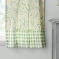 thumbnail image 3 of The Pioneer Woman Sweet Sprigs 3 Piece Tier Set, Sage, Recycled Polyester BCI Cotton, 60"W x 14"L, Indoor Curtain, Adult, 3 of 6