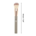 thumbnail image 2 of Unique Bargains 1 Pc Durable Loose Powder Brush Light Coffee Color Nylon Hair Aluminum Tube Plastic Handle, 2 of 5