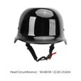 thumbnail image 4 of Casco abierto, casco de medio casco para montar al aire libre, casco deportivo con calavera, casco unisex de alto rendimiento, 4 of 14