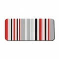thumbnail image 1 of Vintage Computer Mouse Pad, Stripes in Different Sizes Retro Style Abstract Lines Old Fashioned, Rectangle Non-Slip Rubber Mousepad X-Large, 35" x 15" Gaming Size, Vermilion Pale Grey, by Ambesonne, 1 of 2