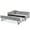 Grey-Twin, variant on Twin Size Daybed,Chenille Upholstered Daybed with Pull-Out Trundle & Built-In USB Charging Port,2-in-1 Space Saving Sofa Bed for Guest Room,Small Space,Grey
