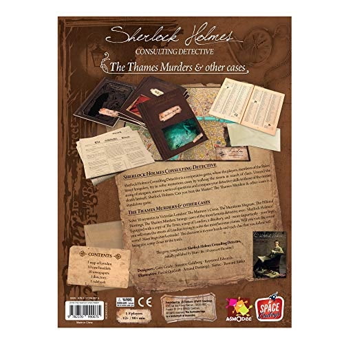 Sherlock Holmes Consulting Detective - The Thames Murders y otros casos Juegos de mesa | J Space Cowboys Space Cowboys