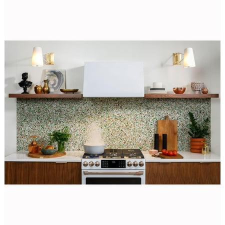 Café - 30" Convertible Range Hood - Matte white