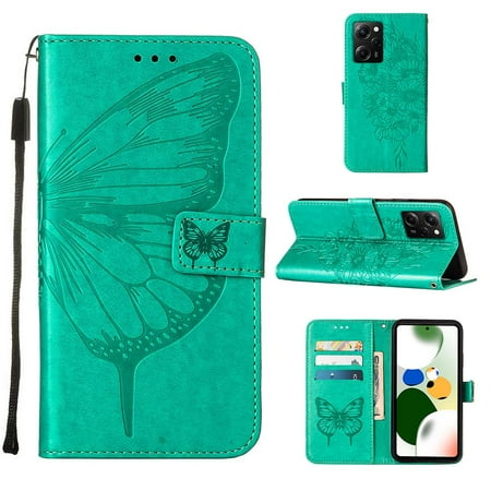 

Case for Xiaomi POCO X5 Pro 5G Flip Cover Embossing Butterfly Premium Leather Magnetic