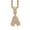 Gold A, variant on Women's Stainless Steel Ice Out Zirconia Initial A-Z Letter Name Pendant Necklace Hip Hop CZ Charm Jewelry with Twisted Chains Silver N
