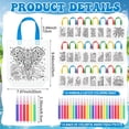 thumbnail image 2 of Bolsas para colorear hawaianas SilTriangle, 24 unidades, con 144 rotuladores, 2 of 5