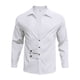 thumbnail image 4 of Ceisia Men's Relaxed Fit Stretch Long Sleeve Turndown Collar Shirt with Asymmetric Placket White XL Gifts, 4 of 8