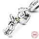 thumbnail image 1 of Abalorio de plata de 2023 para mujer, pulsera Pandora Original, accesorio de monstruo, fabricación de joyas, Herocros, Disney, Halloween, Coco, novedad de 925, 1 of 4
