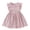 Pink, variant on LYMAYTER Baby Infant Girls Lace Dresses Toddler Elegant Dress Flutter Sleeve Lace Dress Swing Party Princess Dress 6M-6Y