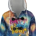 thumbnail image 4 of Happy New Year with Labrador Retriever Fireworks Holiday Xmas Winter 2025 All Over Print 3D Hooded Duffle Toggle Coat Lab Dog Lover Gifts - 00025, 4 of 6