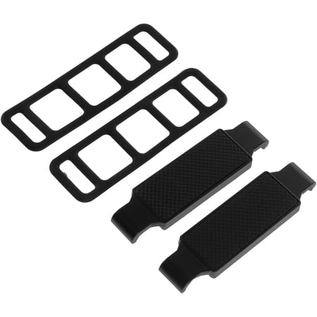 POPETPOP 4Pcs Compact Dash Cam Holder Black Plastic Rear Camera Mount Bracket for Secure Vehicle Installation