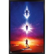 Marvel The Marvels - Teaser One Sheet Wall Poster, 22.375" x 34" Framed