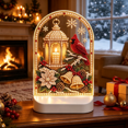 thumbnail image 7 of KRONDO Christmas Diaamond-Art Night Light, 3D Pear-l Painting Kit with Warm LED Base for Beginners, 7 of 7