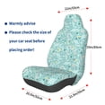 thumbnail image 2 of Lsque Geometric Elements Pattern Car Seat Covers for Front Seats , Waterproof Seat Covers for Cars, Sporty Front Seat Covers,Car Seat Cover Protector Front Seats, 2 of 5
