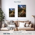 thumbnail image 3 of Elephant Stock Milky Way Over Virgin River Wall Art - Vertical Multi Panel Canvas - Living Room Wall Decor - Astronomy & Space Multi Panel - Blue And Brown Decor - 14" x 23", 3 of 4
