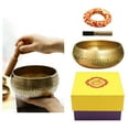 thumbnail image 3 of Cuenco tibetano de cobre hecho a mano Chakra Meditación Religión Creencia Oración con kits de diámetro 8cm 5, 3 of 9