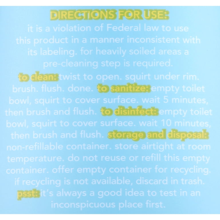 Antibacterial Toilet Bowl Cleaner, Spearmint, 24 fl oz (2-Pack) photo 7