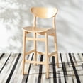 thumbnail image 4 of SAFAVIEH Thaxton Curved Mid Back Counter Stool, Natural, 4 of 13