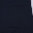 thumbnail image 5 of LEKODE Long Duster Cardigan Open Front Drape Fit Long Sleeve Dual Side Pockets Lightweight Office Layering Cover Up Navy 5XL, 5 of 8