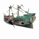 thumbnail image 3 of Aquarium Ornament Wreck Boat Sunk Ship Air Split Shipwreck Fish Tank Cave Decor, 3 of 5
