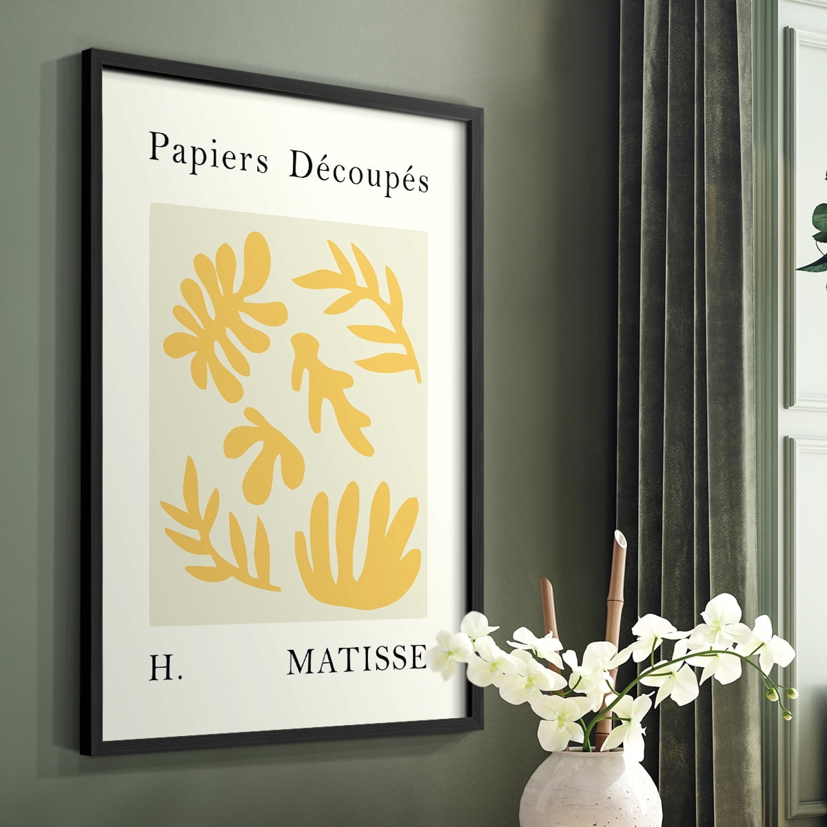 Matisse CCLXXVII in Solid Wood 11 x 14 Framed Print