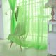 thumbnail image 5 of Cortinas verdes transparentes de primera calidad para una decoración elegante de la sala de estar y el dormitorio, juego de 2, 5 of 8
