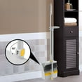 thumbnail image 5 of PPgejGEK Brooms and Dustpan Set Double-layer Scraper Foldable Dustpan Non-stick Hair Dustpan Sweeping Brooms 180-degree Rotatable Brooms for Vertical Storage 50% off Clear, 5 of 7