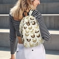 thumbnail image 7 of Daiia Chicken Cartoon Vintage Canvas Backpack for Men and Women ,Hiking Backpack,Travel Laptop Bag for School,Large Capacity Backpack, 7 of 7
