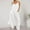 White, variant on Women's Casual Dress V Neck Ruffled Asymmetrical Strappy For Daily Vacation Summer Wear With Design Pure Color Dress for Women Knit Dress Womens Dresses for Summer Dress Woman Maxi Dresses for Women