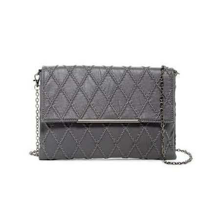 Urban Expressions Taurus Quilted Vegan Leather Clutch In