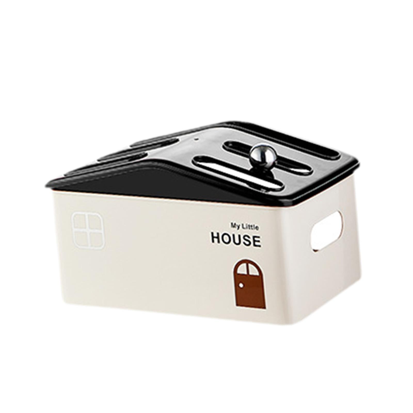 Fiocias Router Storage Box Cable Management Box Creative Ventilated Space Saving Desktop Single Layer