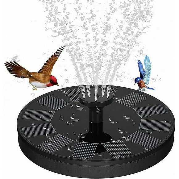 Solar Fountain, Outdoor Garden Fountain Solar Pump for Pond, Ornamental Pond Fountains, Birdbath Decoration Fish Pond Pond Garden Patio,T-Audace