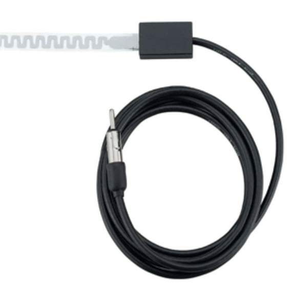 Shakespeare 4353 Black On-Glass AM/FM Marine Antenna with Clear Adhesive Tape