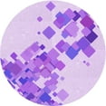 thumbnail image 1 of Ahgly Company Machine Washable Indoor Round Transitional Blossom Pink Area Rugs, 6' Round, 1 of 7