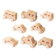 thumbnail image 1 of HEATSHAKING 8Pcs Wood Painting Craft Kits for Children's Playtime and Home Interaction, 1 of 8