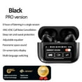 thumbnail image 3 of A9Pro Wireless Earbuds with Bluetooth 5.3, IPX4 Waterproof, LCD Touch Screen, ANC Noise Reduction, 13mm Copper Ring Speakers, 25mAh Earphone Battery & 300mAh Charging Case for 5-6H Playtime, Type-C, 3 of 6