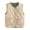 Beige 2XL, variant on Winter Women Layering Vest Coat with Storage Bag Thin Padded Press Button Closure V Neck Sleeveless Solid Color Windproof Heat Retention Outdoor Down Coat