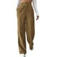 thumbnail image 1 of Pantalones informales, Pantalones Sueltos de Cinta de Pierna Recta para Ir de Compras, 1 of 5