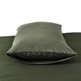 thumbnail image 6 of Army Green Queen Pillowcase Set of 2 Brushed Microfiber Solid Pillowcase Cozy Soft with Envelope Closure,20x30 Inch, 6 of 6