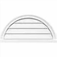 thumbnail image 3 of Ekena Millwork GVPHR34X1703SN Support Demi-Rond en Surface PVC avec Évent, Blanc Apparu d'Usine, 3 of 4