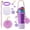 Purple Dream, variant on Compatible with Owala Bottle Accessories Durable Silicone Boot Handle Comaptible with Owala Bottles 24oz or 32oz Stylish Charms Strap for Personalized Touch Rubber Bottom