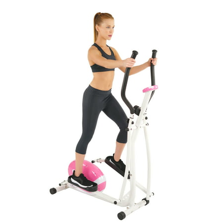 Sunny Health & Fitness P8300 Pink Magnetic Portable Elliptical