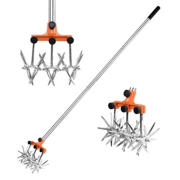 GardenPro Adjustable Rotary Tiller for Soil Mixing